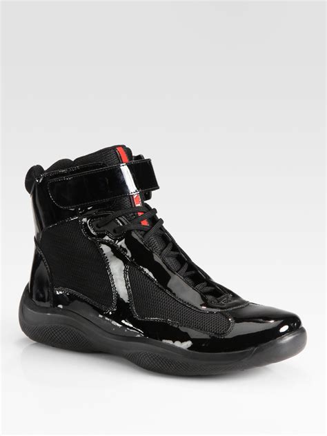 prada high top boots|Prada high top sneakers women's.